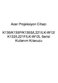 Per vedere il documento Acer K135 Manuale Utente
