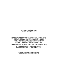 Per vedere il documento Acer M550 Manuale Utente